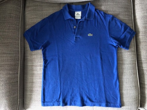 Lacoste boys blue collared - lacoste,