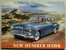 HUMBER HAWK NEW OHV ENGINE Car