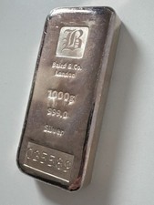 1kg 999.0 Silver Cast Bar – Baird & Co – Investment Silver Bullion