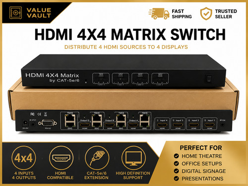 Portta hdmi 4x4 - 4x4, matrix