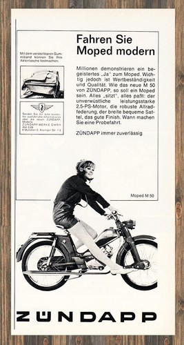 Zündapp moped - moped, m