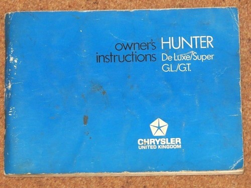 Chrysler hunter owners - hunter,