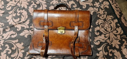 Vintage heavy large briefcase - vintage,