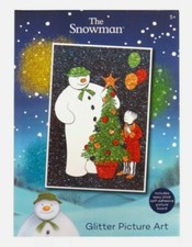 THE SNOWMAN GLITTER ART CRAFT