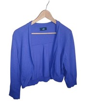 Wallis Purple Cropped Cardigan