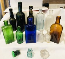 Antique Vintage Coloured Glass