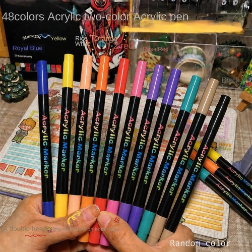 Color acrylic paint markers - color,