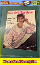 Vogue Knitting Book No 57 Clothing Knitting Pattern 1950s Vintage Book SOLD USED