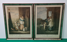 Pair of Framed Milk & Cherries Cries of London Prints by F Wheatley