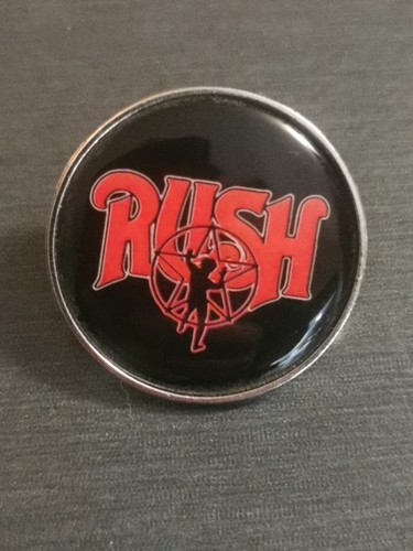 Rush pin badge patch - rush,