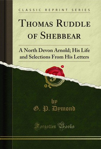 Thomas ruddle shebbear a - ruddle, of