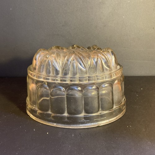 Vintage glass jelly - jelly, mould