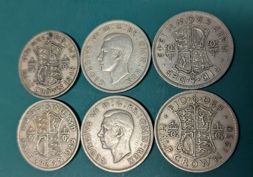 Half crown george 1947 - vi,