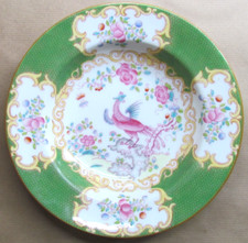 MINTONS GREEN COCKATRICE 8¼ inch LIPPED SOUP BOWLS MINTON (11984)