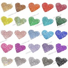 1000 x Resin & Jelly Flat Back Rhinestones 2-6mm Diamante Nail Art Craft Gems UK