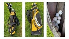 Wilson golf club set with bag