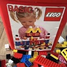 Lego Vintage Basic: 1613 Universal Basic Set in Bucket Lot With Box