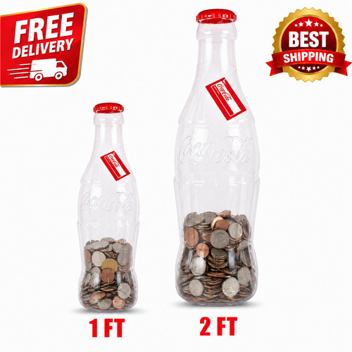 Giant coca cola money - money, bottle