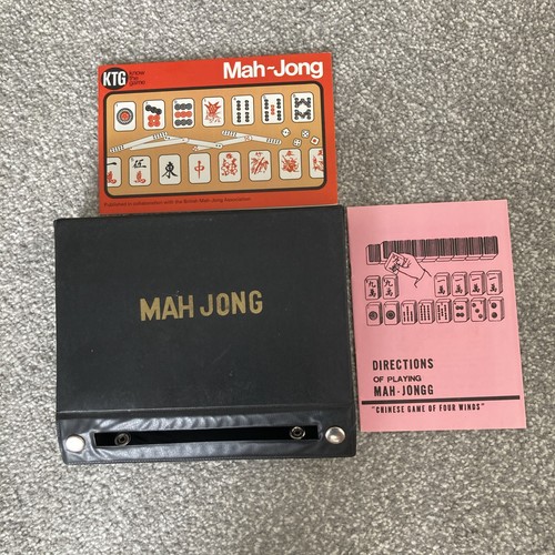 Vintage 1989 mahjong set - mahjong,