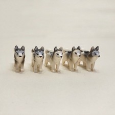LEGO Husky Dog Lot of 5 -