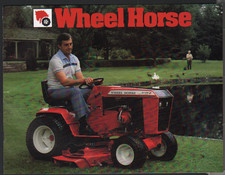 1982 Wheel Horse Lawn & Garden Tractos Brochure Leaflet