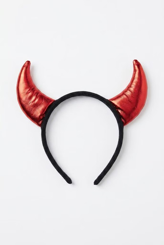 Red devil horns - red, headband