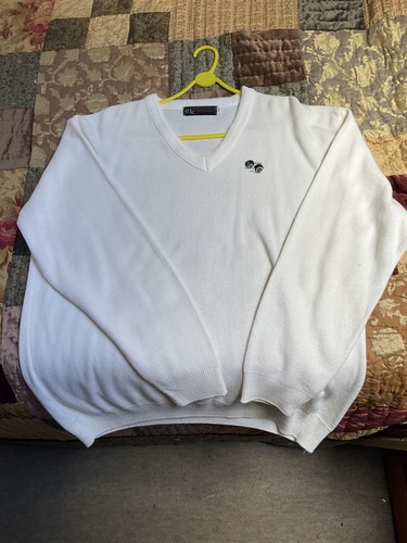 Bowls white jumper - bowls,
