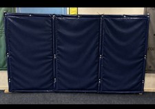 Acoustic sound barrier heras