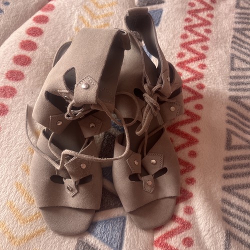Mint velvet grey sandals - velvet,