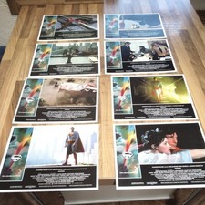 Superman The Movie 1978 Full Set of Lobby Cards x 8 