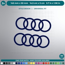 2 x Universal Vinyl Decals