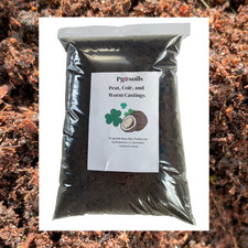Irish Moss Peat, Coco Coir and Worm Castings Compost Specialist Unique Mixture