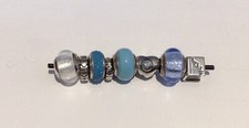 Genuine Lovelinks 8 Charm Blue Love Set
