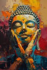 BUDDHA CANVAS PICTURE PRINT