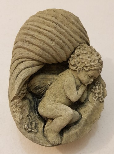 Stone garden statue - stone,