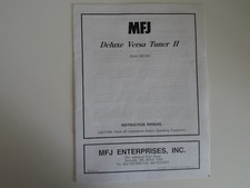 MFJ -948 DELUXE VERSA TUNER 11 (INSTRUCTION MANUAL ONLY)..RADIO_TRADER_IRELAND.