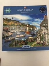 Jigsaw Puzzle Gibsons Lighthouse Bay 1000 Pieces Family NEW Mental Health