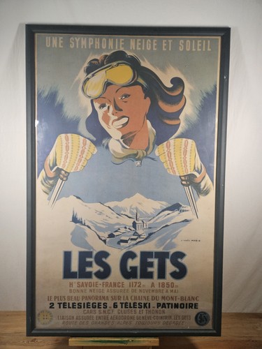 Original 1950s moris les gets - 1950s,