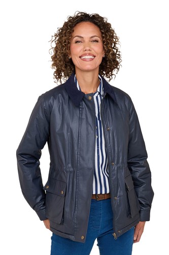 Ladies wax effect fleece lined - wax,