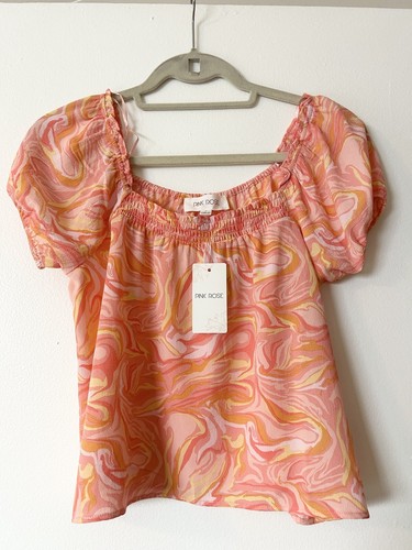 Pink rose crop - crop, juniors
