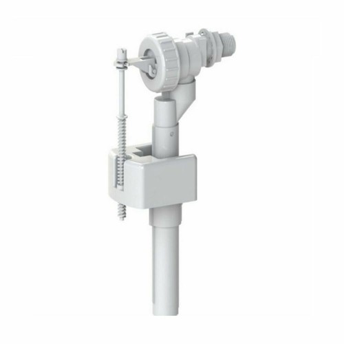 White plastic toilet - plastic, 1/2"