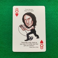 Trent Reznor - Nine Inch Nails - Rock Icon Single Playing Card