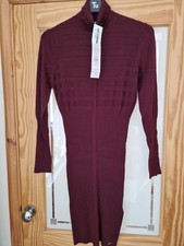 Morgan Ribbed Striped Burgundy