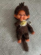 Vintage Monchhichi / Chic-a-boo Doll – Crying Face - Thumb Sucking Plush Toy