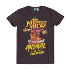 The Muppets Unisex Adult Animal Live And Unleashed T-Shirt  TT470