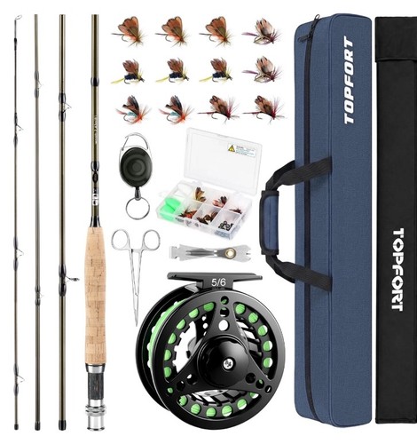 Topfort fly fishing rod and - topfort,