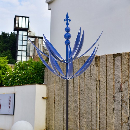 Garden metal wind powered - garden,