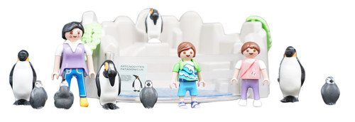 Playmobil zoo pool penguin - zoo,