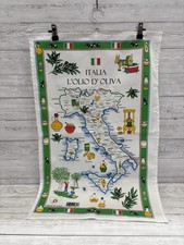 Italian Map Tea Towel Italia