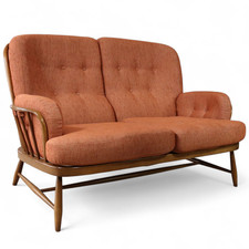 Vintage Ercol Golden Dawn Jubilee Two Seater Sofa